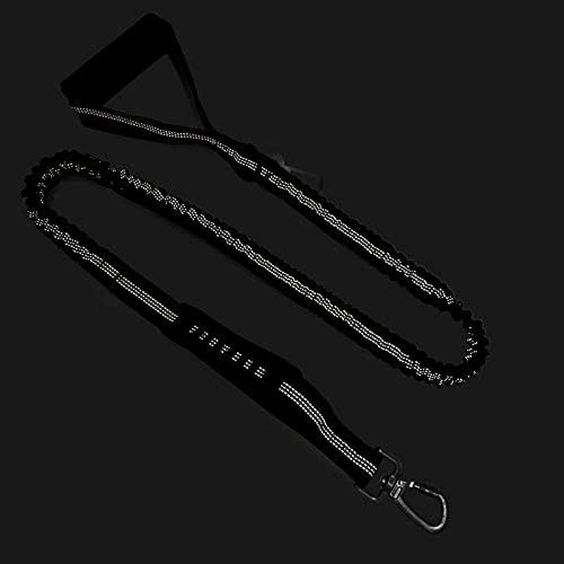 6FT Heavy-Duty Elastic Bungee Dog Leash with Shock Absorption, Padded Comfort Handle, and Traffic Control Handle for Medium to Large Dogs - Ideal for Training